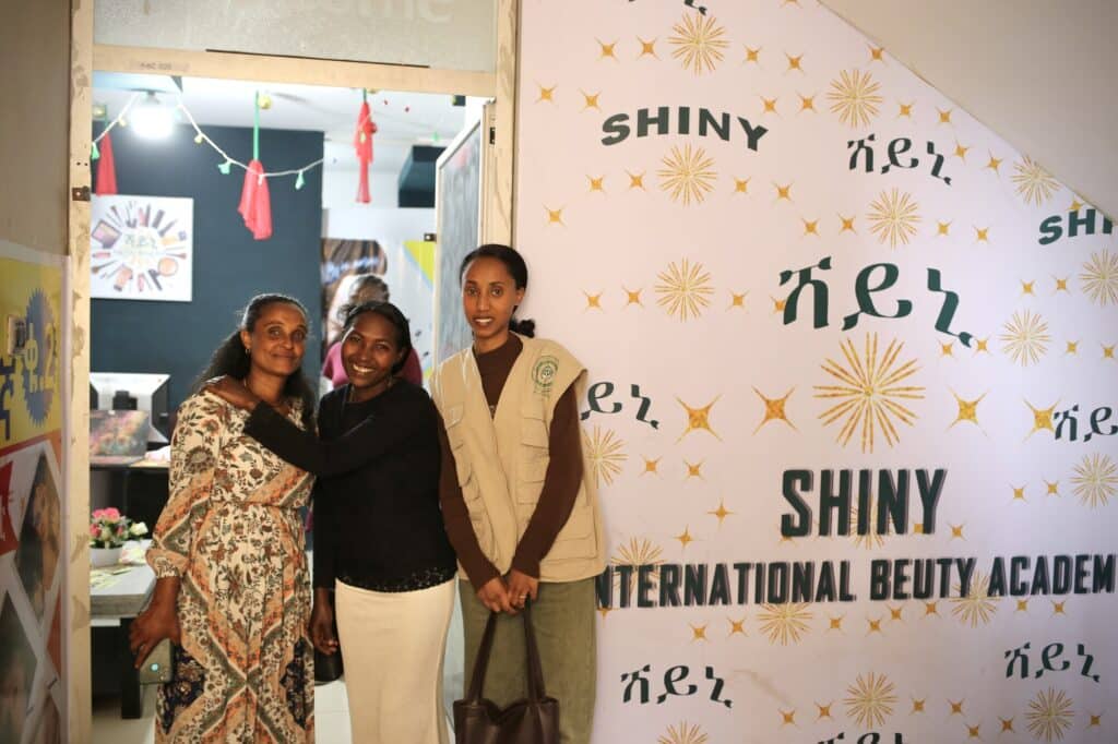 Tseyhay* benefitted greatly from the program training and mentorship program and was about to start employment at a hair salon.