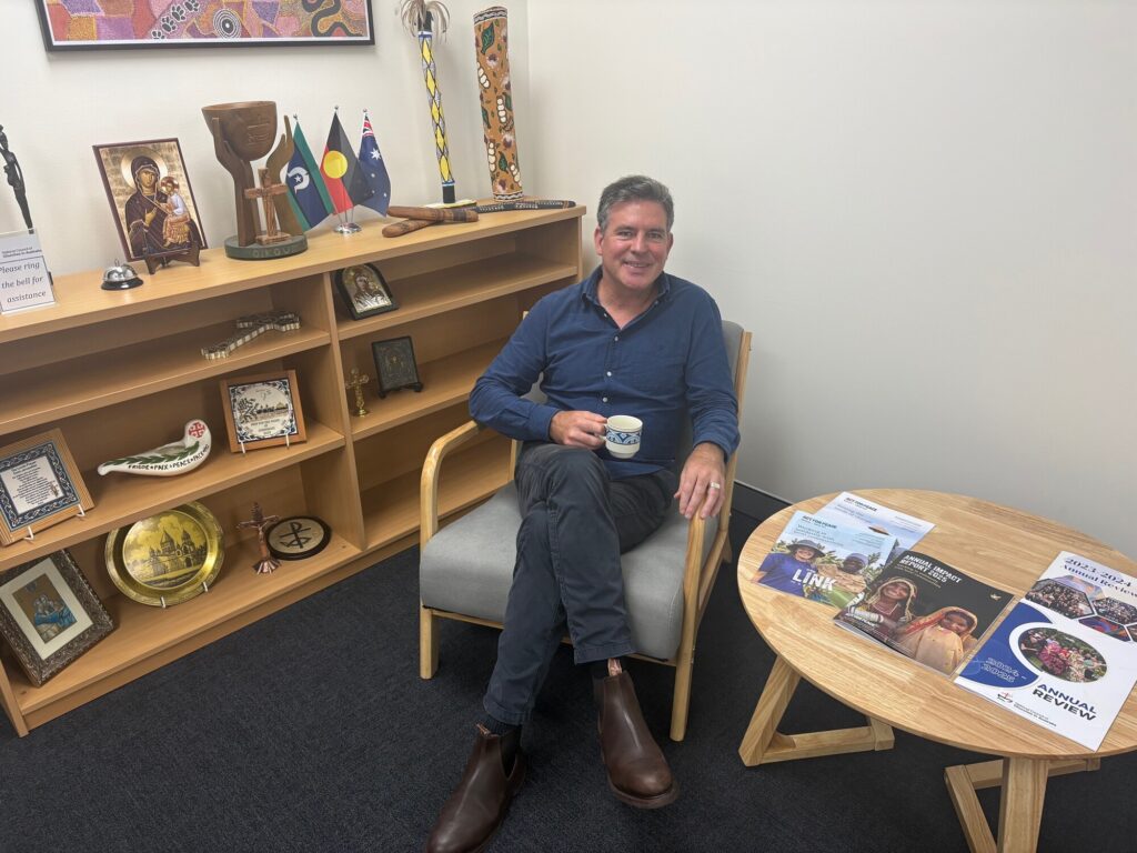Act for Peace CEO Andrew Hassett