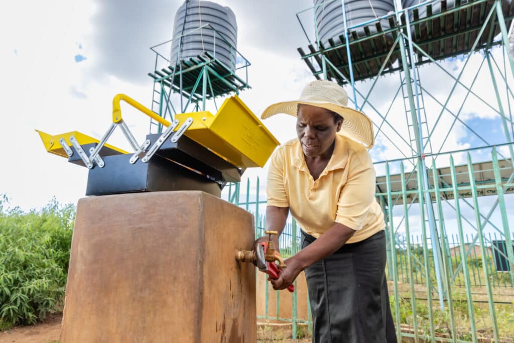 Jane is the chair of the Water, Sanitation and Hygiene - Zimbabwe